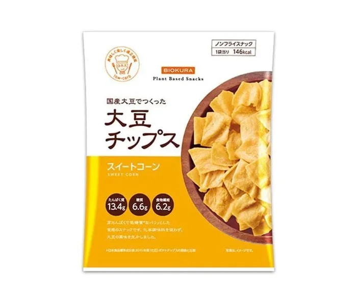 Biokura Soy Chips: Sweet Corn