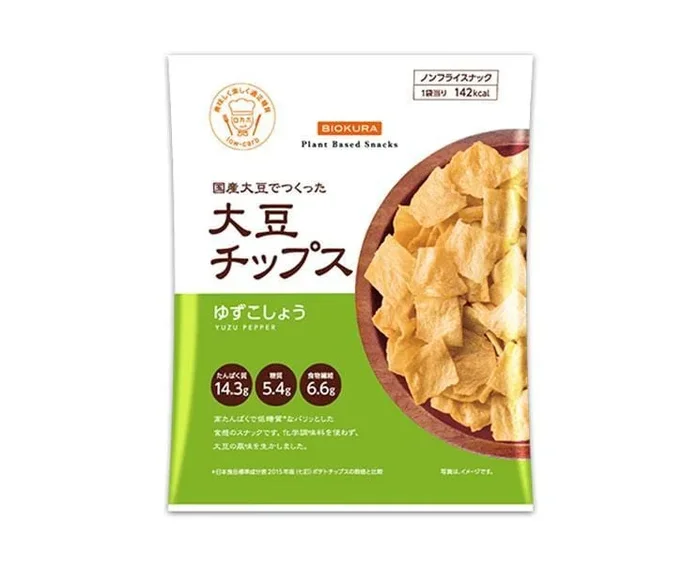 Biokura Soy Chips: Yuzu Pepper