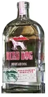 Bird Dog Mountain Dog Peppermint Schnapps