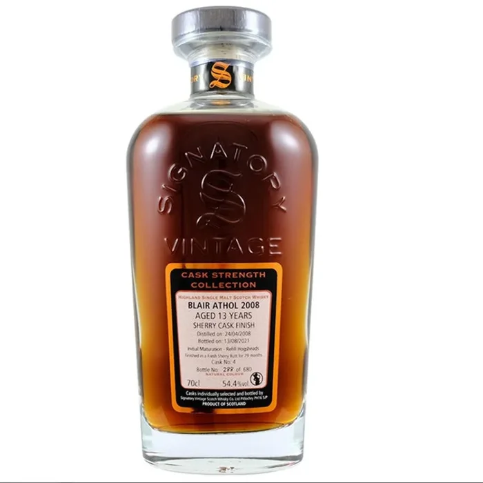 Blair Athol 13 Year Old (D.2008, B.2021) Signatory Vintage Scotch Whisky | 700ML