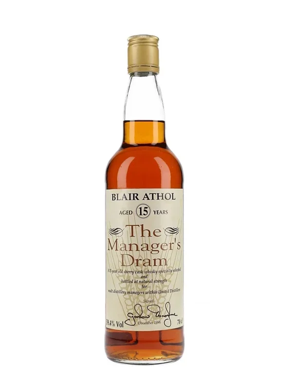 Blair Athol 15 Year OldManager’s Dram Highland Single Malt Scotch Whisky | 700ML