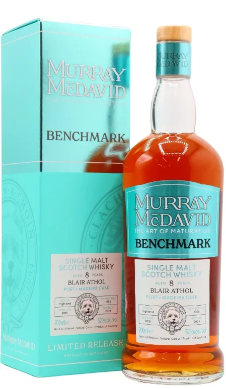 Blair Athol Murray McDavid Port & Madeira 2015 8 Year Old Single Malt Scotch Whisky | 700ML
