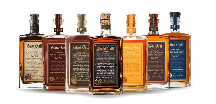 Blood Oath Vertical Set | Pact No. 1-7 | Kentucky Straight Bourbon Whiskey