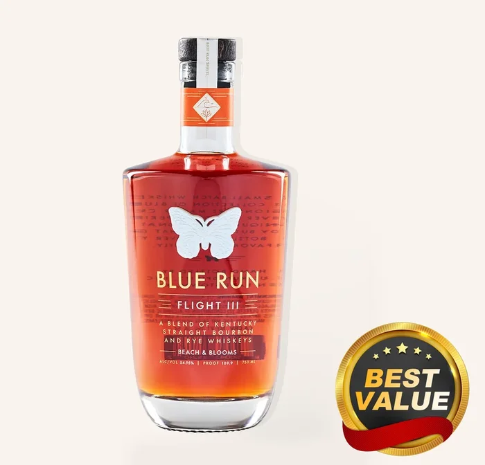 Blue Run Blended American Whiskey Flight Series III Beach & Blooms Proof 109.9 750ml