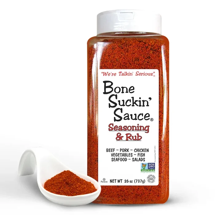 Bone Suckin’ Barbecue Sauce – Bbq Seasoning & Rub, Gluten Free, Perfect For Pork Ribs And Spicy Sauce Bbq Fans – 737G (26 Oz)