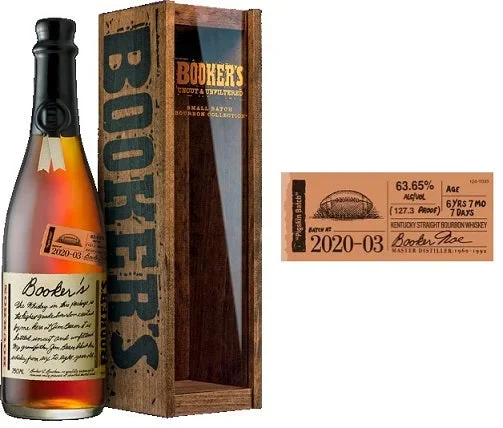 Booker’s “Pigskin Batch” Batch No. 2020-03 Straight Bourbon Whiskey