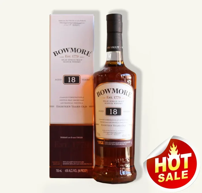 Bowmore 18 Year Single Malt Whisky 750ml