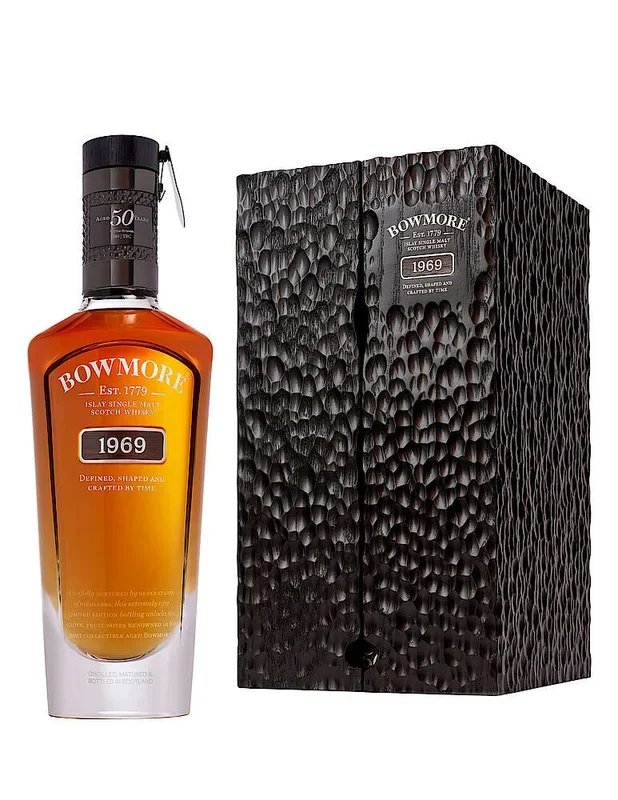 BOWMORE SCOTCH SINGLE MALT DISTILLED IN 1969 ISLAY 50YR 750ML