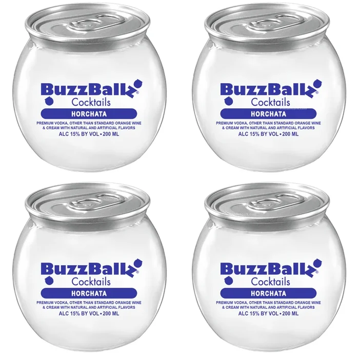 BuzzBallz Horchata Pre-Mixed Cocktails 4-Pack