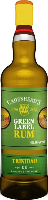 Cadenhead Green Label Trinidad Rum 11 Year Old 750ml