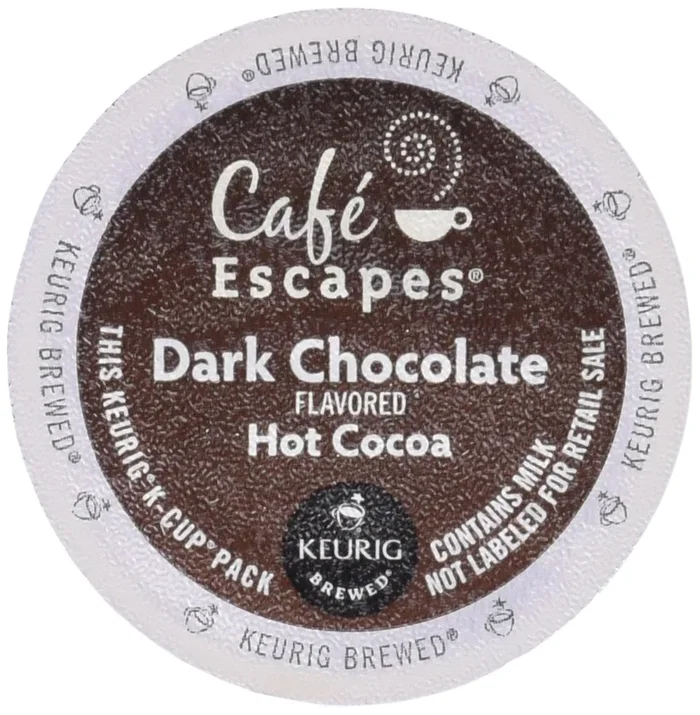Cafe Escapes Dark Chocolate Hot Cocoa 48 K Cups