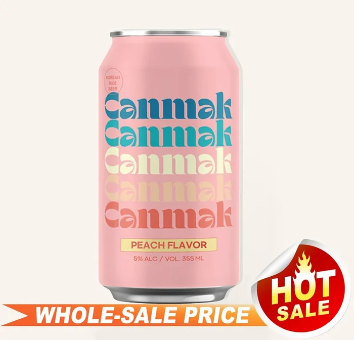 Canmak Peach Makgeolli Can 355ml