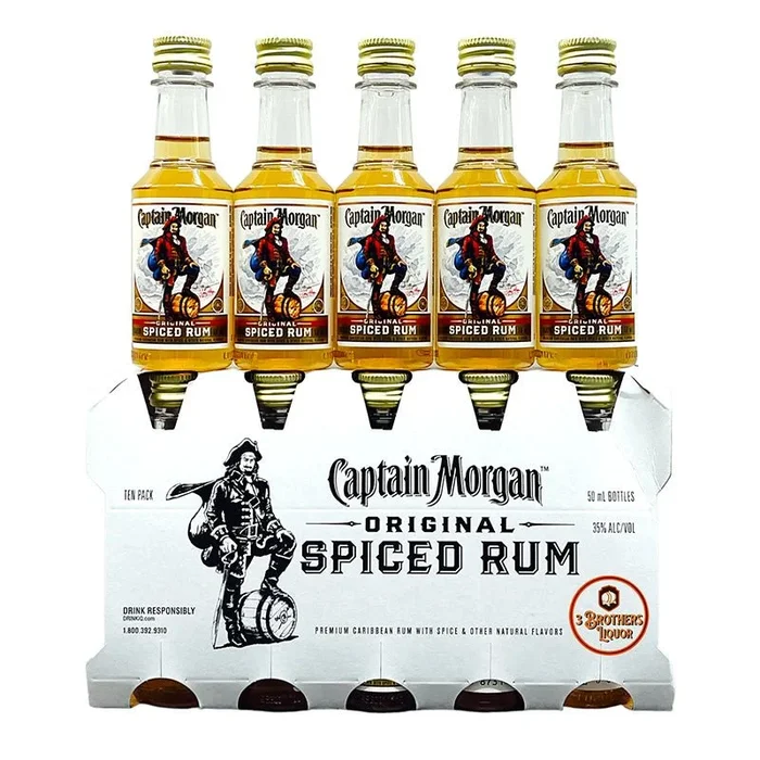 Captain Morgan Spiced Rum Mini Shot 10/50ml