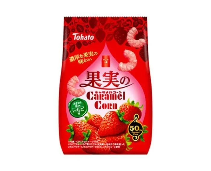 Caramel Corn: Strawberry Flavor