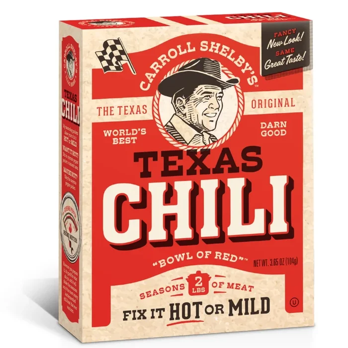 Carroll Shelby’S Original Texas Brand Chili Kit 3.65Oz Box (Pack Of 1)