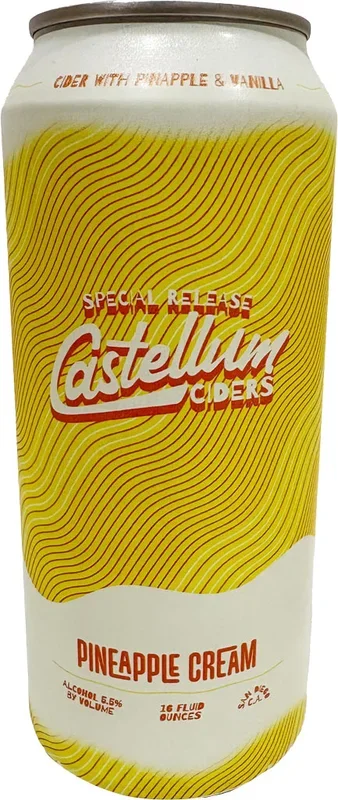 Castellum Pineapple Cream Cider 16oz Can