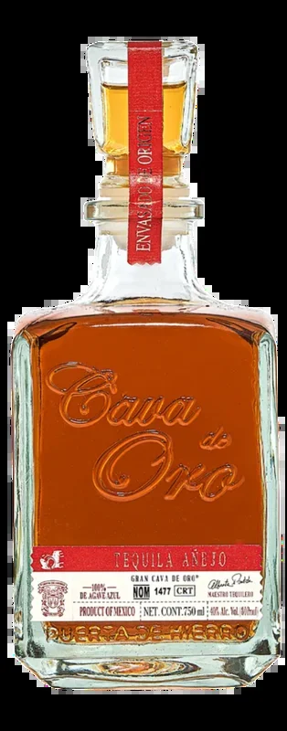 CAVA DE ORO TEQUILA ANEJO 750ML
