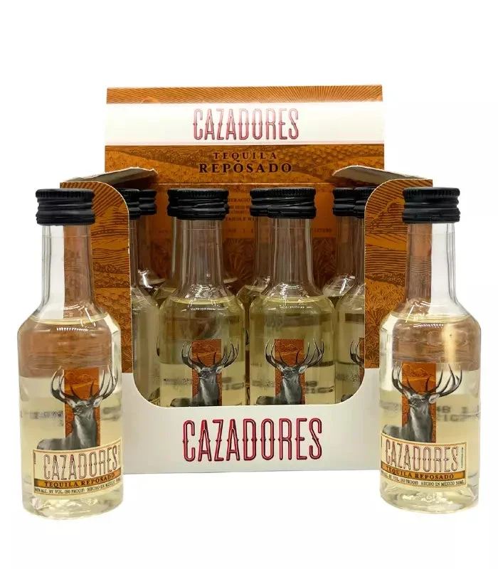 Cazadores Tequila Reposado Shooters 50mL x 12
