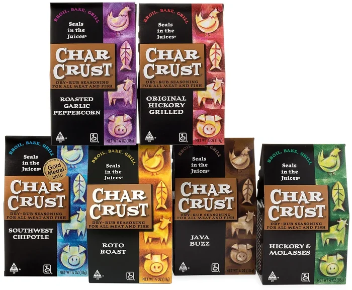 Char Crust Dry-Rub Seasoning, Steak Lovers Assortment Holiday Cooking Pack For Grilling And Entertaining, 6 Count