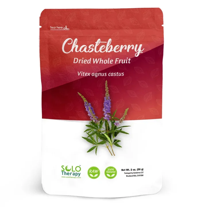 Chasteberry Vitex Herbal Tea 56 Grams- Chasteberry Dried Fruits – Resealable Bag – 56 Grams – Premium Quality (Chasteberry Vitex)
