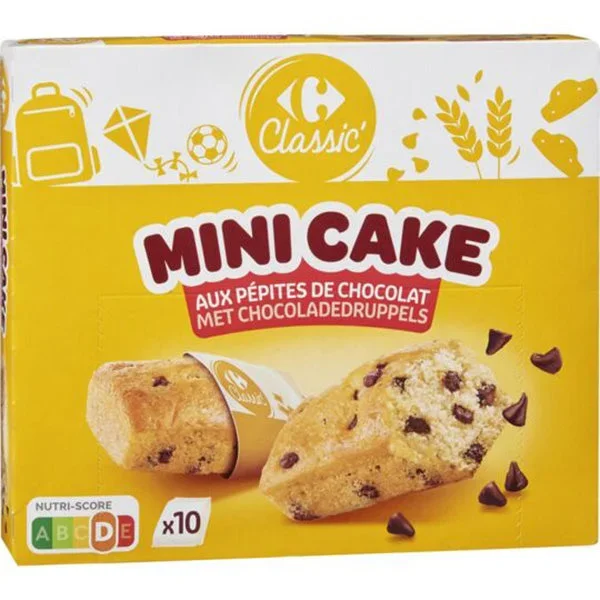 CHOCOLATE CHIP MINI CAKES 30G (#116453)