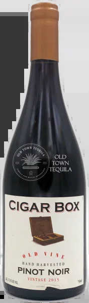 Cigar Box Old Vine Hand Harvested Pinot Noir Vintage 2015