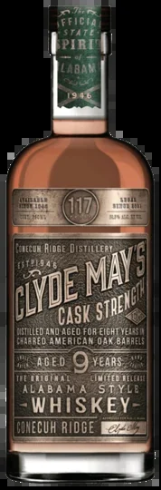 Clyde Mays Cask Strength 9 Year Old Whiskey