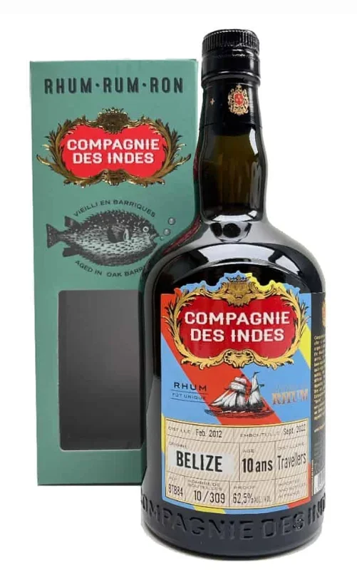 Compagnie Des Indes Belize 10 Year Old Travellers Salon Du Rum | 700ML