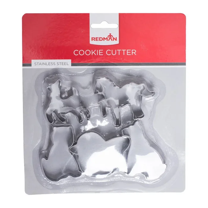 CUTTER COOKIE S/S ANIMAL 5PCS (#60073)