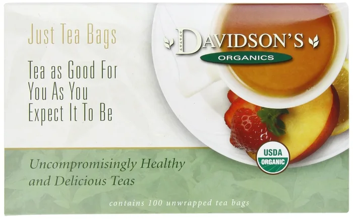 Davidson’S Organics, Chamomile Flowers, 100-Count Unwrapped Tea Bags