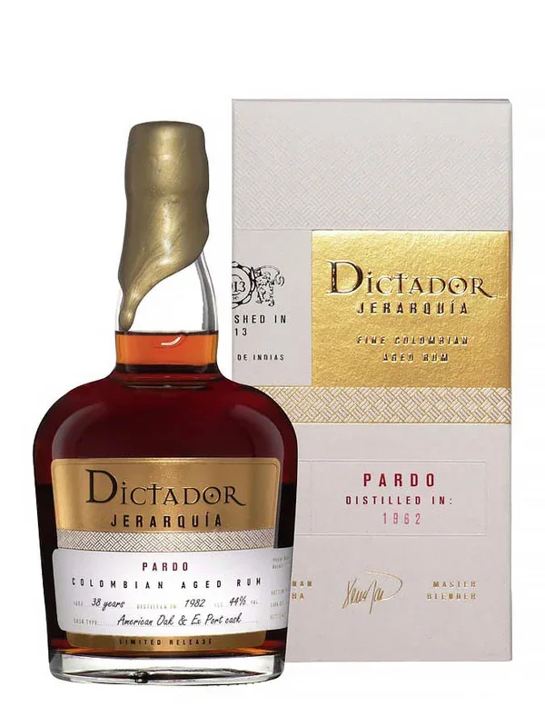 Dictador Jerarquia Pardo 38 Year Old American Oak & Ex Port Cask 1982 Rum | 700ML