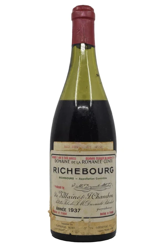 Domaine de la Romanee-Conti (DRC) Richebourg 1937 (3 Inch Fill)