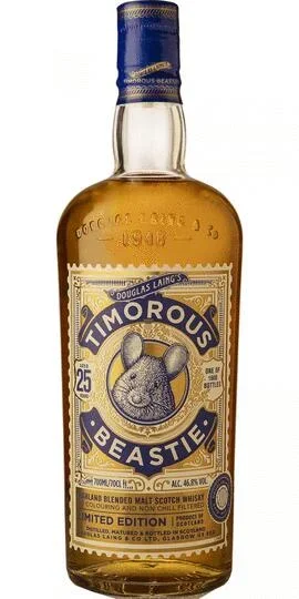 Douglas Laings Timorous Beastie Limited Edition 25 Year Old Blended Malt Scotch Whisky