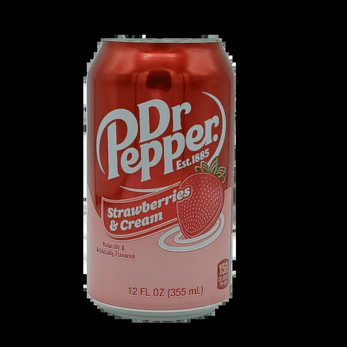 Dr Pepper Strawberries & Cream 12oz/12pk