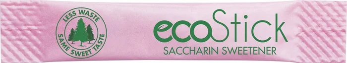 Ecostick Zero Calorie Sweetener Packets | Pink Saccharin | 2000 Count | Gluten Free