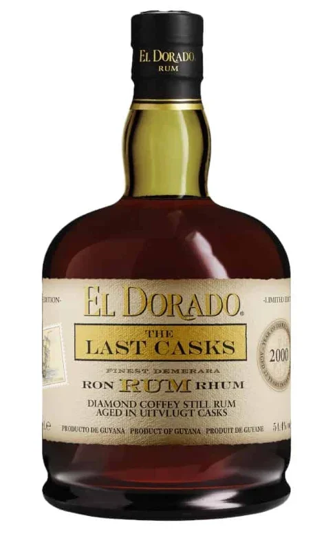 El Dorado 2000 The Last Casks 22 Year Old Aged in Uitvlugt Casks Diamond Coffey Still Rum | 700ML