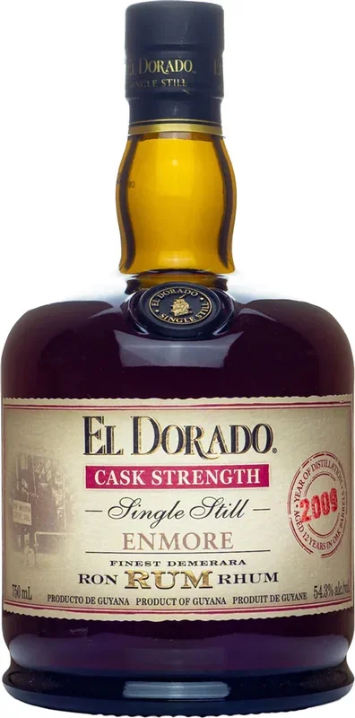 El Dorado Enmore Cask Strength 108.6 Proof 12 Year Old Rum 750ml