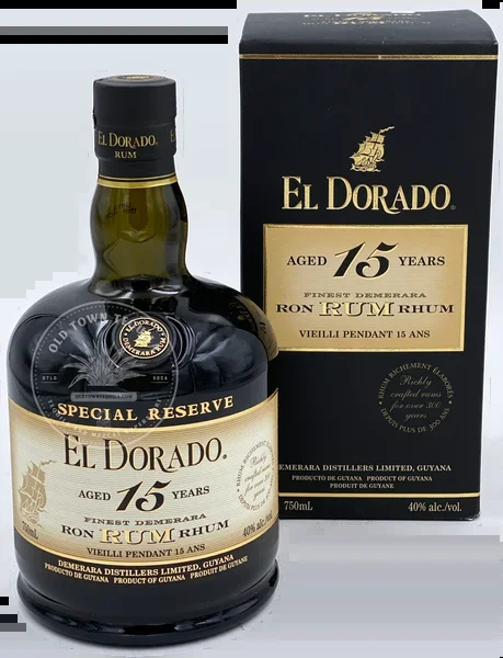 El Dorado Finest Demerara Rum Aged 15 Years 750ml