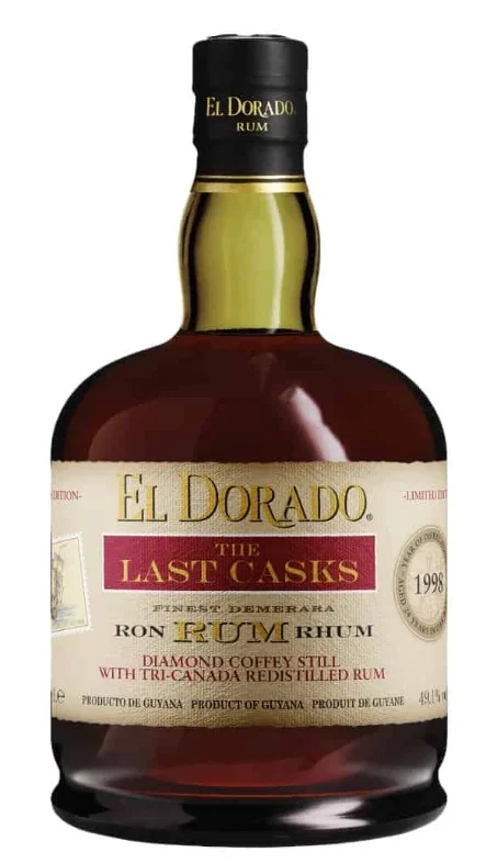 El Dorado The Last Casks 1998 24 Year Old Diamond Coffey Still Tri-Canada Redistilled Rum | 700ML