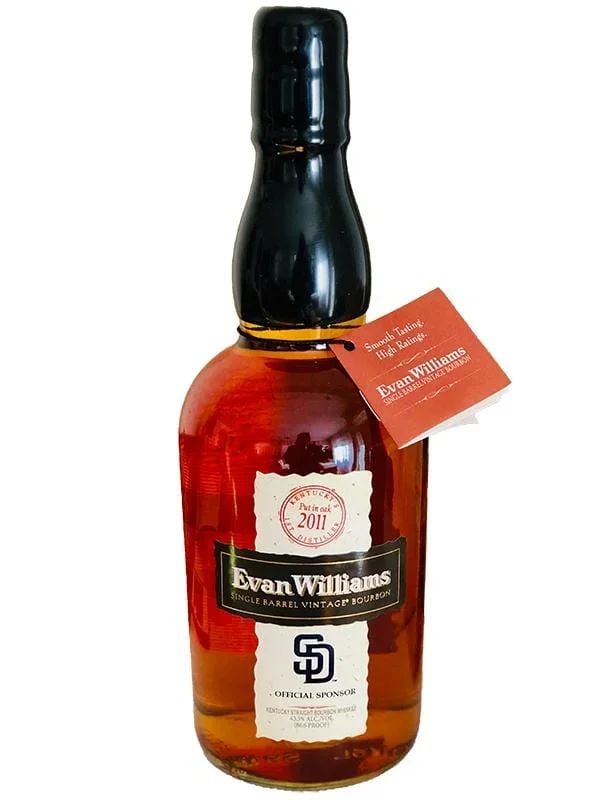 Evan Williams Single Barrel San Diego Padres Limited Edition