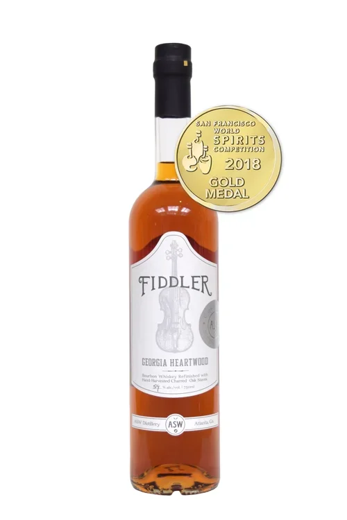 FIDDLER BOURBON GEORGIA HEARTWOOD SINGLE BARREL GEORGIA 750ML