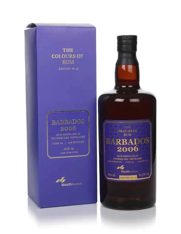 Foursquare 15 Year Old 2006 Barbados Edition No. 15 – The Colours of Rum (Wealth Solutions) | 700ML