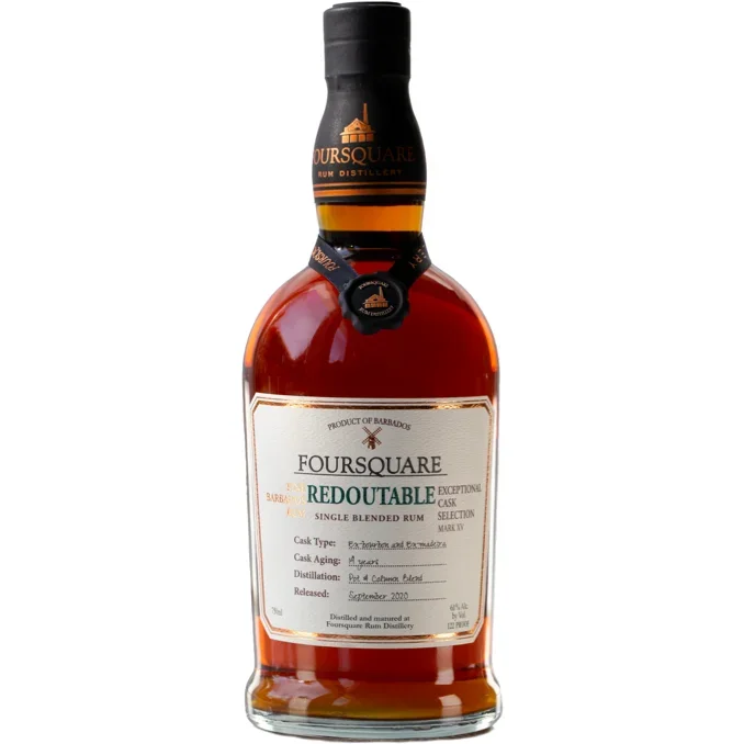 Foursquare Distillery 14 Years Old Redoutable Madeira Bourbon Exceptional Cask Selection Mark XV Single Blended Rum