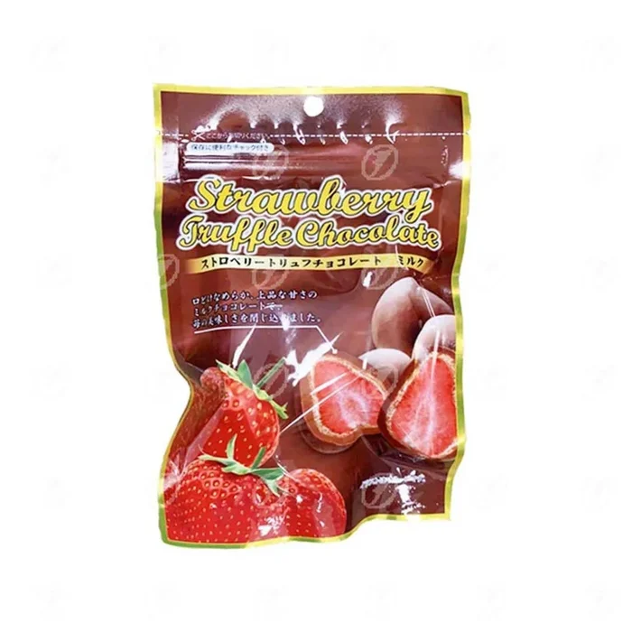 Freeze-Dried Strawberry Covered In Chocolate