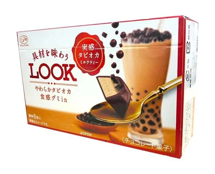 Fujiya Look Chocolate: Tapioca Milk Tea