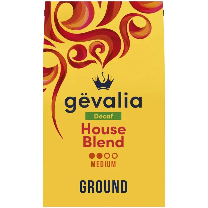 Gevalia Decaf House Blend Medium Roast Ground Coffee (20 Oz Bag)