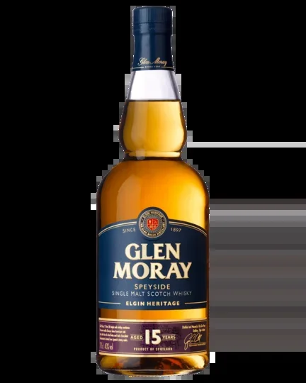 Glen Moray Elgin Heritage 15 Year Old Single Malt Scotch Whisky