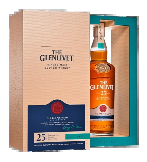 GLENLIVET SCOTCH SINGLE MALT 86PF 25YR 750ML