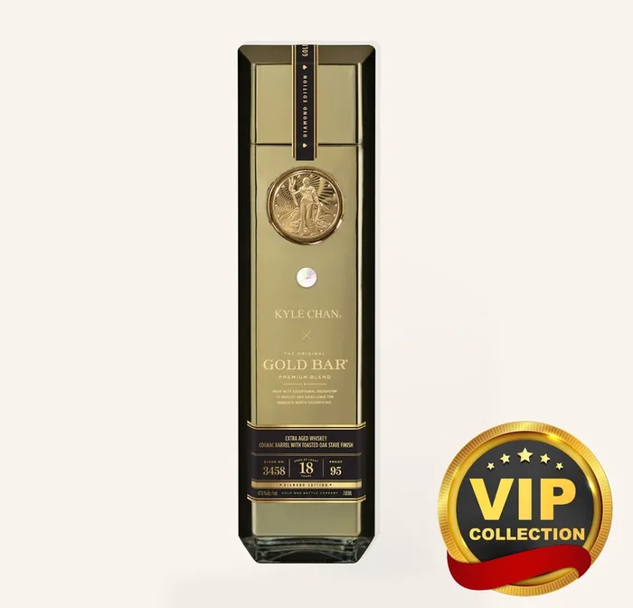 Gold Bar Blended American Whiskey Diamond Edition Cognac Barrel With Toasted Oak Finish 18 Yr Proof 95 750ml