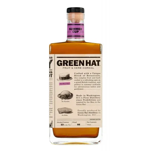GREEN HAT GIN SUMMER CUP WASHINGTON DC 750ML